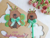 G1.816  Gabarito de Moldes  em MDF  Capivara Fofa - Foto 6