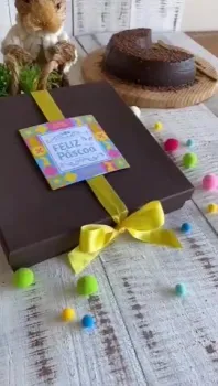 Kit Confeiteiro P/ovos de 50 grs + Potinhos - Tampa e Fundo Cartonagem - Berço da mesma cor da caixa - Foto 2