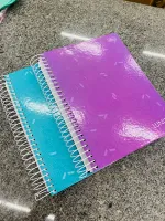 Caderno Universitário de capa dura - 240 folhas - nomeado