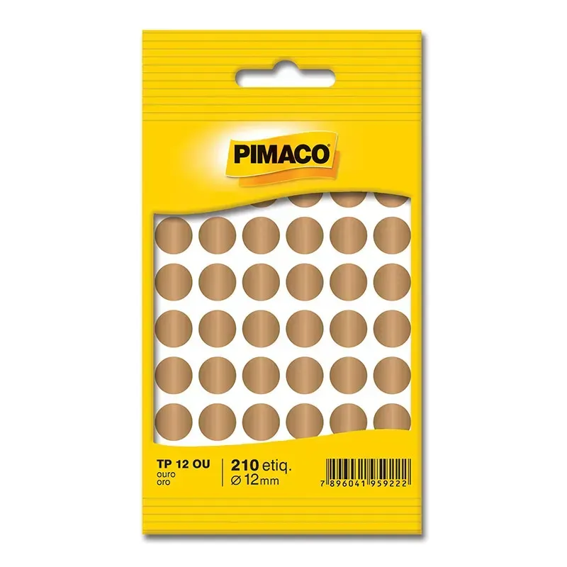 Etiqueta Pimaco TP 12 Ouro c/5