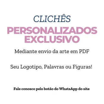 PERSONALIZADOS  - FIGURAS OU PALAVRAS - Exclusivo
