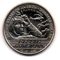 Estados Unidos - 2023D - Bessie Coleman - American Woman Quarter - Sob/Fc