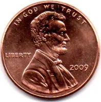 Estados Unidos - 2009 - 1 Cent - Comemorativa Lincoln Bicentenial - (Early childhood in Kentucky) - Sob/Fc - Foto 2
