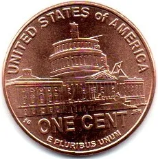 Estados Unidos - 2009D - 1 Cent - Comemorativa Lincoln Bicentenial - (Presidency in Washington, DC) - FC