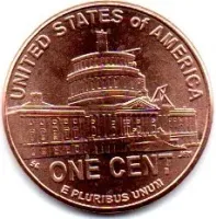 Estados Unidos - 2009D - 1 Cent - Comemorativa Lincoln Bicentenial - (Presidency in Washington, DC) - Sob/FC
