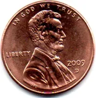 Estados Unidos - 2009D - 1 Cent - Comemorativa Lincoln Bicentenial - (Presidency in Washington, DC) - Sob/FC - Foto 2
