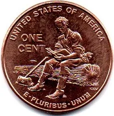 Estados Unidos - 2009 - 1 Cent - Comemorativa Lincoln Bicentenial - (Formative years in Indiana) - Sob/FC