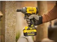 Chave De Impacto Sem Fio ½ 13mm 20V Com 2 Baterias 4Ah Brushless Íon De Lítio E Maleta - Foto 4