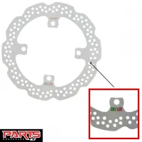 BDOFKX245R - DISCO DE FREIO TRASEIRO KAWASAKI KX/KXF 125/250  (2006 ADIANTE)  MODELO 2025  - Foto 2