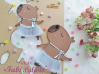 G1.819  Gabarito de Moldes  em MDF  Capivara Lulu - Foto 3