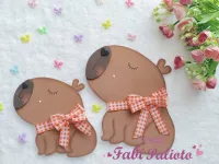 G1.820  Gabarito de Moldes  em MDF  Capivara Gigi - Foto 2