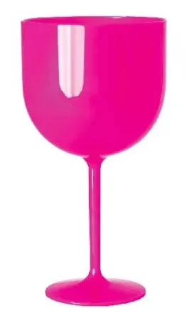 TAÇA DE GIN PINK LEITOSA