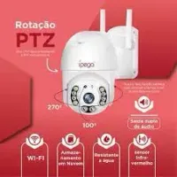 Câmera Ip  Full HD Visão noturna a prova D água + Cartão de memória original 32GB - Foto 5