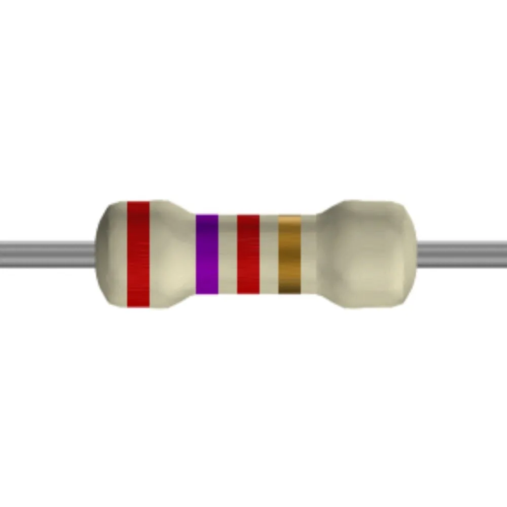 RESISTOR 2K7 1/4  FIO