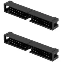 CONECTOR  BOX HEADER 40 VIAS MACHO 180° SEM EJETOR