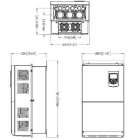 Inversor de Frequência Weg CFW500 Trifásico 60CV 380V 88A  - CARGA PESADA 15734119  - Foto 7