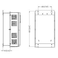 Inversor de Frequência Weg CFW500 Trifásico 60CV 380V 88A  - CARGA PESADA 15734119  - Foto 6