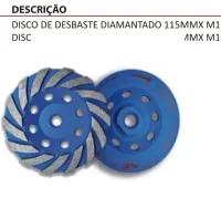 DD  DESBASTE    115MM  M-14