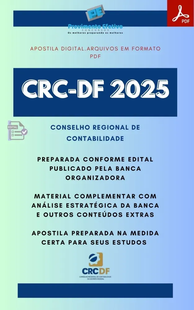 Apostila CRC DF Advogado 2025 Imagem