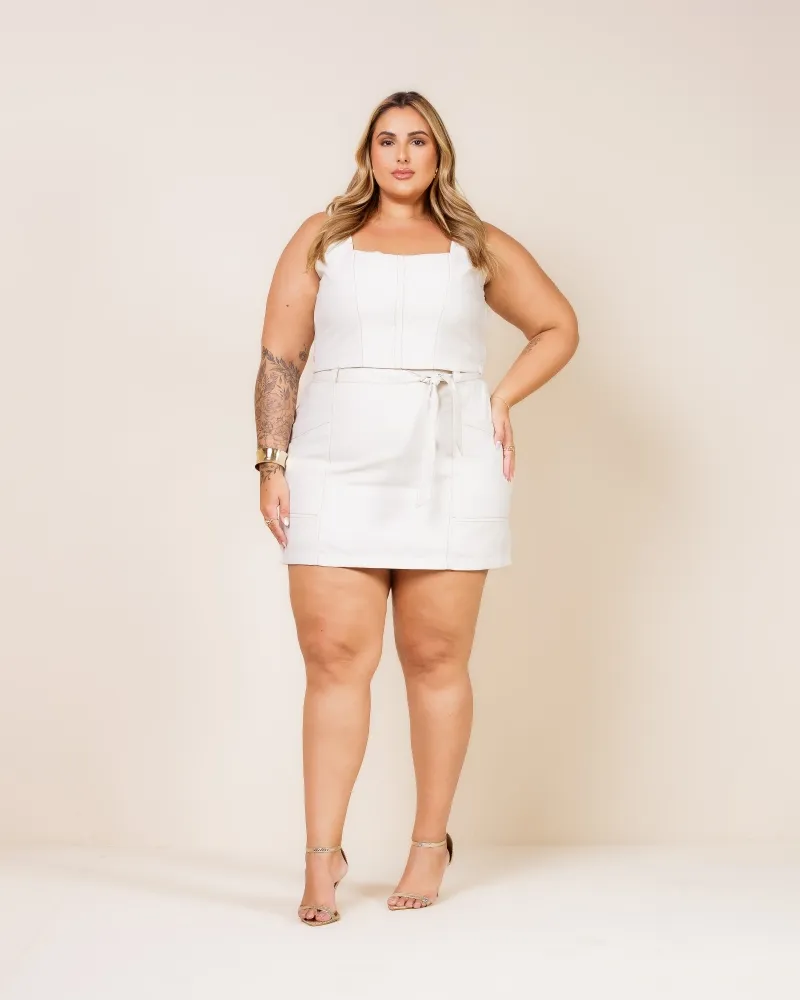 Conjunto Top Saia Shorts Diva