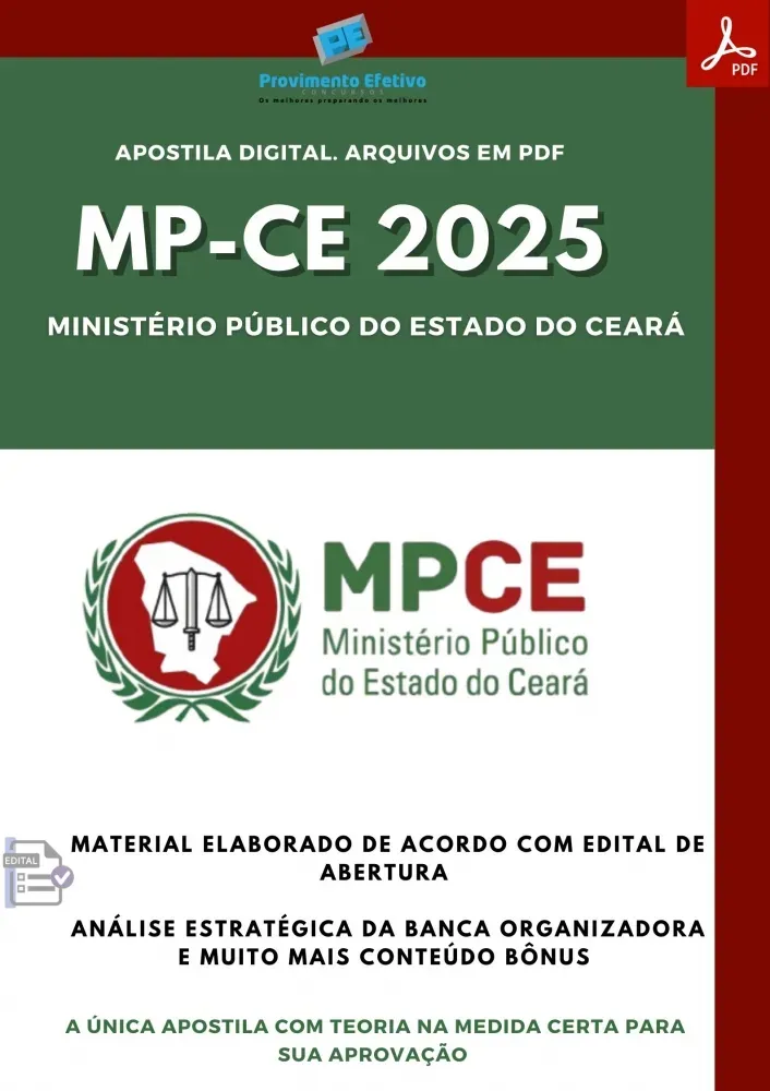  Apostila MP CE Arquitetura e Urbanismo 2025