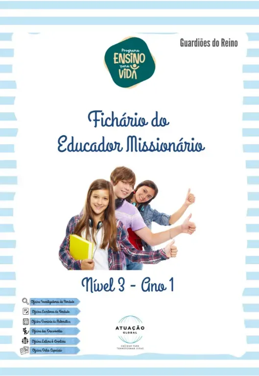 Nível 3 - Fichário do Educador Oficina Bíblica e Reforço