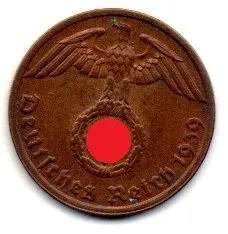 Alemanha - 2° Guerra - 1939A - 1 Reichspfennig