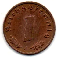 Alemanha - 2° Guerra - 1939A - 1 Reichspfennig - Foto 2