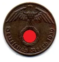 Alemanha - 2° Guerra - 1939J - 1 Reichspfennig