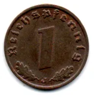 Alemanha - 2° Guerra - 1939J - 1 Reichspfennig - Foto 2