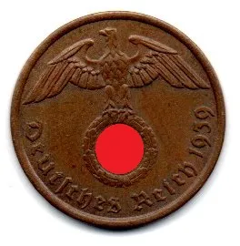 Alemanha - 2° Guerra - 1939A - 2 Reichspfennig