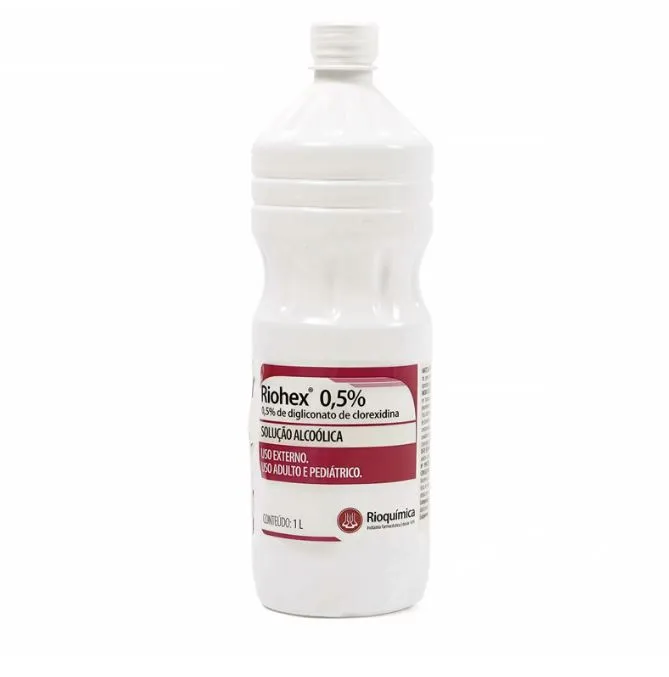 CLOREXIDINA 0,5% ALCOÓLICA 1 LITRO (RIOQUÍMICA) 