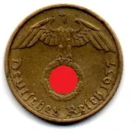 Alemanha - 2° Guerra - 1937A - 5 Reichspfennig