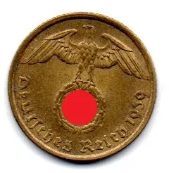 Alemanha - 2° Guerra - 1939A - 5 Reichspfennig