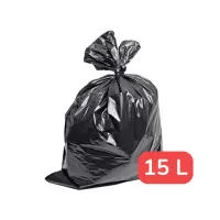 Saco Lixo Preto 15 Litros 45X60 cm 0,06 micras 280 un. 5kg
