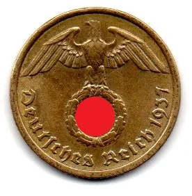 Alemanha - 2° Guerra - 1937A - 10 Reichspfennig