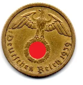 Alemanha - 2° Guerra - 1939A - 10 Reichspfennig