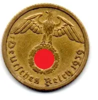 Alemanha - 2° Guerra - 1939A - 10 Reichspfennig