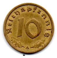Alemanha - 2° Guerra - 1939A - 10 Reichspfennig - Foto 2
