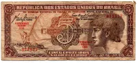 C111 - 5 Cruzeiros - Série 056 - Índio - Data: 1961 - R