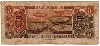 C111 - 5 Cruzeiros - Série 056 - Índio - Data: 1961 - R - Foto 2