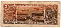C111 - 5 Cruzeiros - Série 056 - Índio - Data: 1961 - MBC - Foto 2