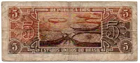 C111 - 5 Cruzeiros - Série 056 - Índio - Data: 1961 - BC - Foto 2