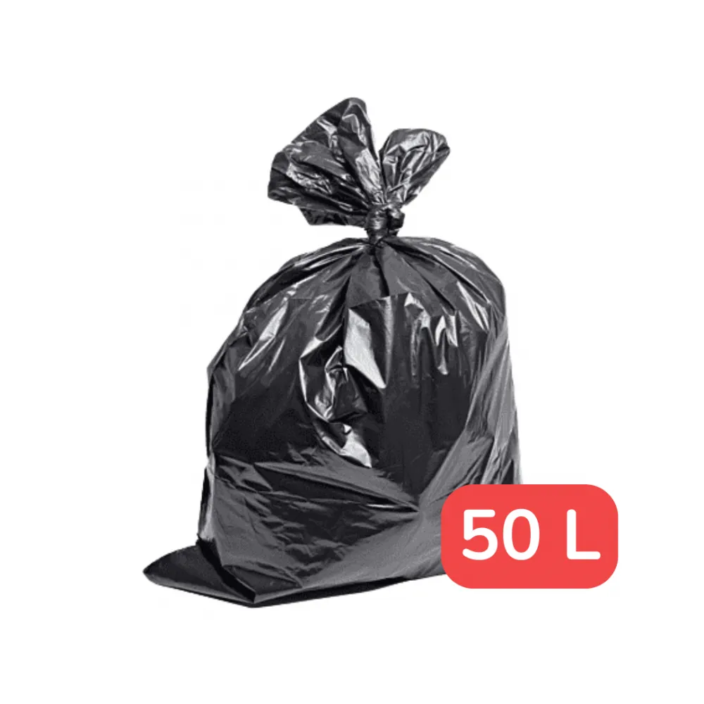 Saco Lixo Preto 50 Litros 65X80 cm 0,010 micras 90 un. 5kg