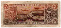 C111 - 5 Cruzeiros - Série 057 - Índio - Data: 1961 - BC - Foto 2