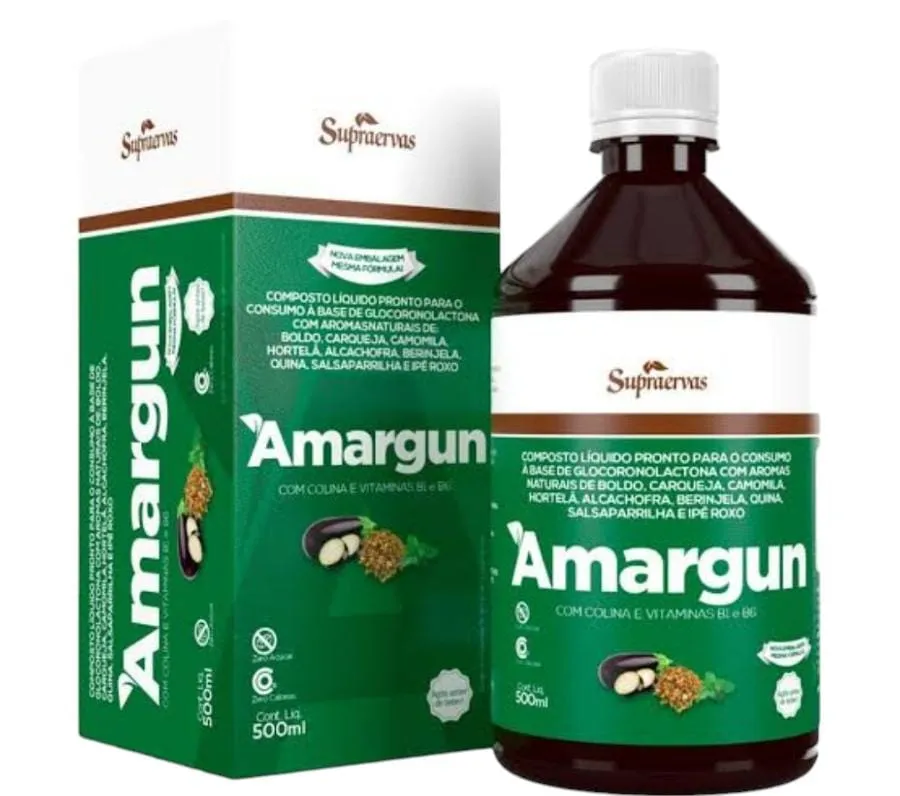 Chá Amargun 500ml SupraErvas Ervas Naturais