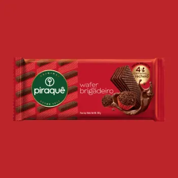 Biscoito Wafer Brigadeiro 