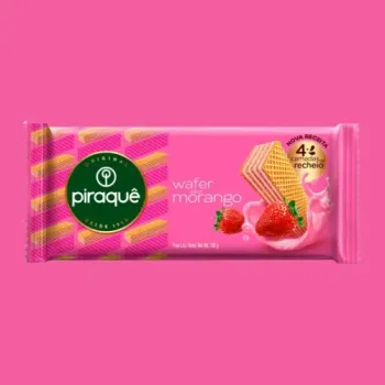 Biscoito Wafer Morango