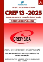 Apostila CREF 13ª Região Assistente Financeiro 2025