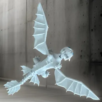 Dragão Fúria da Luz (Light Fury) - Como treinar o seu dragão